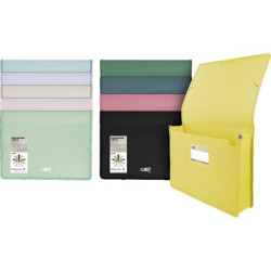(04803499) GRAFOPLÁS CARPETA MAXI CON GOMAS Y FUELLE A4+ PP SEMIRÍGIDO OPACO I LIKE3 COLORES SURTIDOS