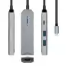 (ASUC-4P002-GR) AISENS DOCK STATION 4 EN 1 USB-C A 1XHDMI