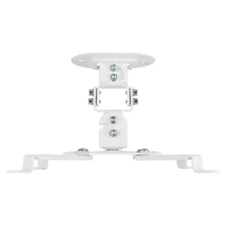 (CP03TSR-129) AISENS SOPORTE UNIVERSAL GIRATORIO INCLINABLE DE TECHO PARA PROYECTOR BLANCO