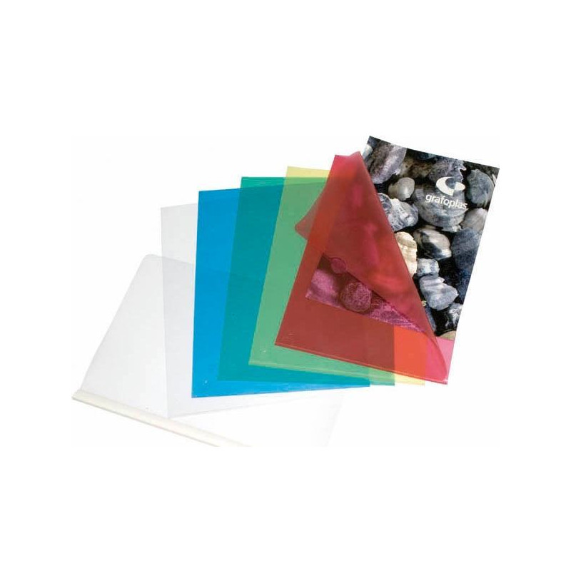 (05250070) GRAFOPLAS DOSSIER UÑERO PP 110 MICRAS FOLIO TRANSPARENTE -100UND-