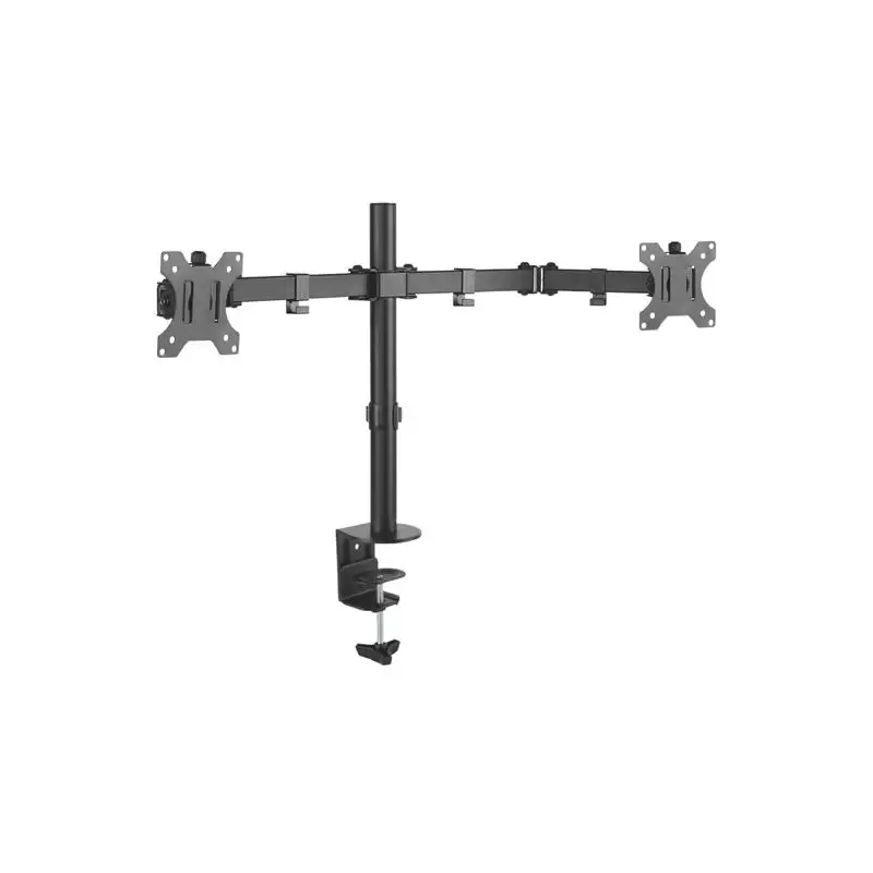 (DT32TSR-041) AISENS SOPORTE DE MESA ECO GIRATORIO INCLINABLE 3 PIVOTES 2 BRAZOS PARA TV/MONITOR 8KG 13"/32" NEGRO