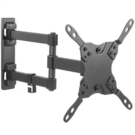 (WT42TSLE-011) AISENS SOPORTE DE PARED ECO GIRATORIO INCLINABLE 3 PIVOTES PARA TV/MONITOR 20KG 13"/42" NEGRO