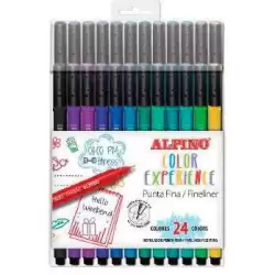 (AR001039) ALPINO ROTULADORES FINELINER COLOR EXPERIENCE ESTUCHE DE 24 C/SURTIDOS