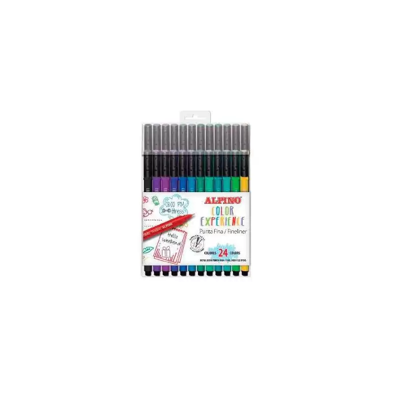 (AR001039) ALPINO ROTULADORES FINELINER COLOR EXPERIENCE ESTUCHE DE 24 C/SURTIDOS