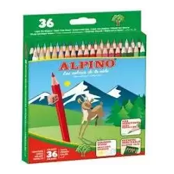 (AL010600) ALPINO LÁPICES DE COLORES 175MM C/SURTIDOS ESTUCHE 36 UD