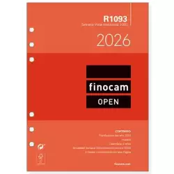 (711590026) FINOCAM RECAMBIO ANUAL AGENDA DE ANILLAS OPEN R1093 1000-155X215MM SVH 2026