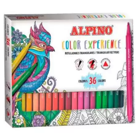 (AR001038) ALPINO ROTULADORES COLOR EXPERIENCE TRIANGULARES PUNTA 2