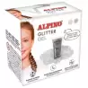 (DL000615) ALPINO GEL TRANSPARENTE CON PURPURINA GLITTER PLATA