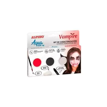 (DL000682) ALPINO MAQUILLAJE AL AGUA SET DE CARACTERIZACIÓN VAMPIRO