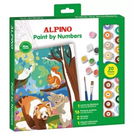 (PN000110) ALPINO PINTURA ACRÍLICA PINTA POR NÚMEROS FOREST