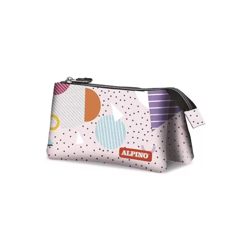 (UA000162) ALPINO ESTUCHE GEOMETRIC 3 COMPARTIMENTOS 22X11X3