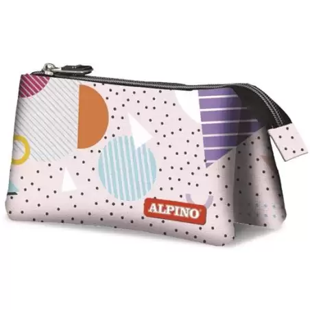 (UA000162) ALPINO ESTUCHE GEOMETRIC 3 COMPARTIMENTOS 22X11X3