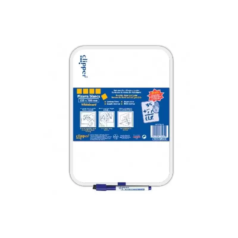 (PP0215GS) ALPINO PIZARRA BLANCA GRANDE 35X25CM CON ROTULADOR BLISTER