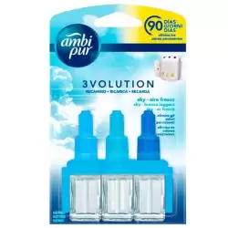 (939189) AMBIPUR AMBIENTADOR 3 VOLUTION RECAMBIO AIRE FRESCO 21ML