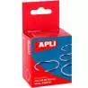 (00452) APLI ANILLAS METÁLICAS ARTICULADAS Ø25MM CAJA 20 UD NIQUELADAS
