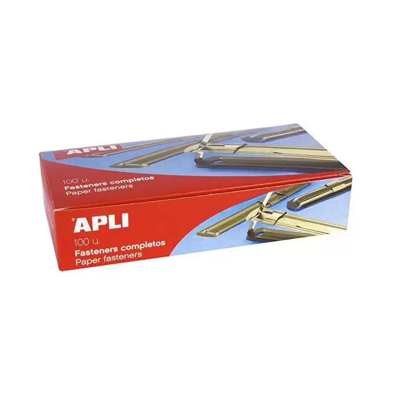 (11832) APLI FASTENERS METÁLICOS COMPLETO DORADO - 100UD-