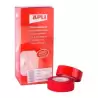 (12272) APLI CINTA ADHESIVA SILENCIOSA ROLLO 19MM X 33M PP CAJA 8 UD ROJO