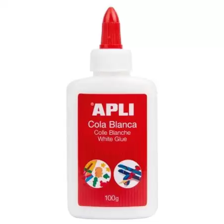 (12849) APLI COLA BLANCA LÍQUIDA BOTE CON APLICADOR 100GR