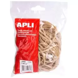 (12858) APLI GOMA ELÁSTICA MARRÓN CAUCHO 160X3MM 100 GR.