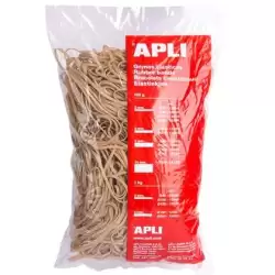 (12867) APLI GOMA ELÁSTICA MARRÓN CAUCHO 160X3MM 1KG