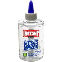 (11091) INSTANT COLA SUPERCLEAR BOTELLA 147ML TRANSPARENTE