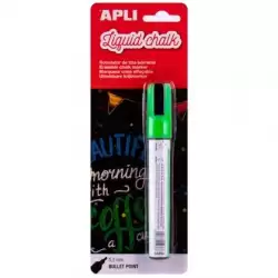 (13958) APLI MARCADOR DE TIZA LÍQUIDA PUNTA REDONDA 5