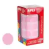 (11489) APLI GOMETS REDONDOS 20MM ROLLO ROSA