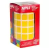 (12475) APLI GOMETS CUADRADOS 15MM ROLLO AMARILLO