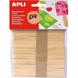 (13063) APLI PALO DE POLO 114X10MM COLOR MADERA NATURAL -50U-