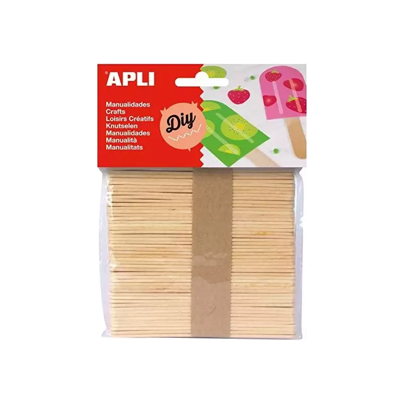 (13063) APLI PALO DE POLO 114X10MM COLOR MADERA NATURAL -50U-