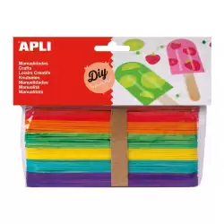 (13269) APLI PALO DE POLO 150X18MM COLORES SURTIDOS -40U-
