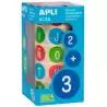 (15126) APLI ROLLO GOMETS ABECEDARIO MAYÚSCULAS REDONDOS 20MM