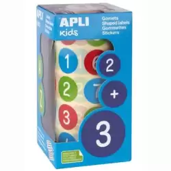 (15127) APLI ROLLO GOMETS NÚMEROS REDONDOS 20MM