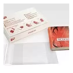 (16908) APLI FORRO DE LIBROS CON SOLAPA AJUSTABLE 295MM PVC 130 MICRAS CAJA 100 UD