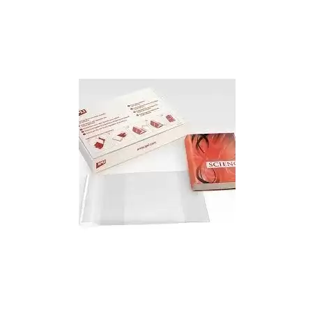 (16908) APLI FORRO DE LIBROS CON SOLAPA AJUSTABLE 295MM PVC 130 MICRAS CAJA 100 UD