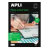 (11833) APLI PAPEL FOTOGRÁFICO A4 210GR LÁSER DOBLE CARA PAQUETE 100H BLANCO BRILLO