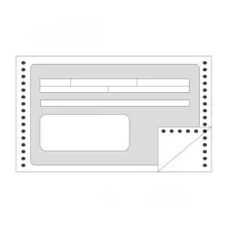 (00133) APLI FORMULARIOS RECIBO EN CONTINUO 240MMX4" 1 COPIA 1200 U