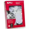 (00383) APLI ETIQUETAS COLGANTES CON HILO 7X19MM CAJA DE 1000 BLANCO