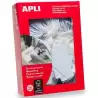 (00385) APLI ETIQUETAS COLGANTES CON HILO 11X29MM CAJA 1000 UD BLANCO