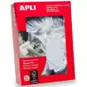 (00391) APLI ETIQUETAS COLGANTES CON HILO 28X43MM CAJA DE 500 BLANCO