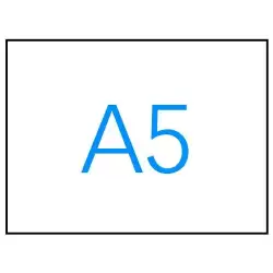 (01243) APLI ETIQUETAS ADHESIVAS 210X148MM A5 INKJET/LÁSER C/RECTOS 1 X 200H BLANCO