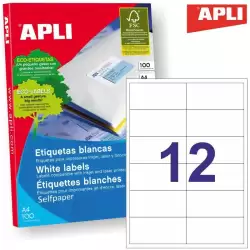 (01288) APLI ETIQUETAS ADHESIVAS 97X42