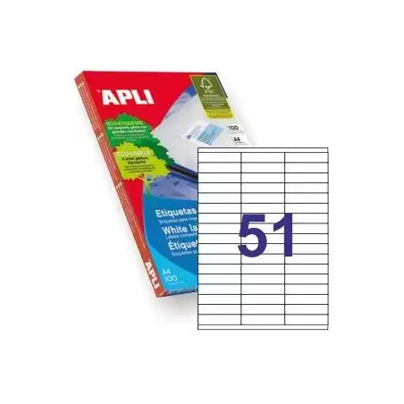 (01294) APLI ETIQUETAS ADHESIVAS 70X16