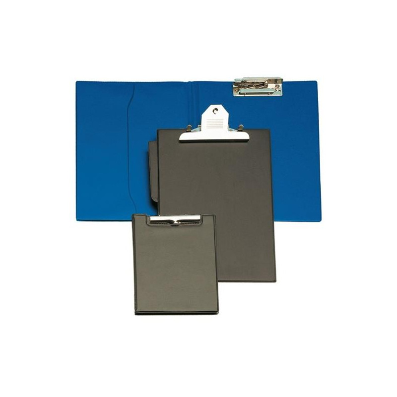 (1570010) GRAFOPLÁS CARPETA CON PINZA MINICLIP FOLIO C/BOLSA INTERIOR PVC FLEXIBLE NEGRO