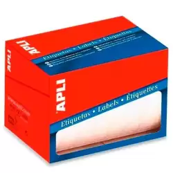 (01692) APLI ETIQUETAS PARA PRECIOS 31X100MM ESCRITURA MANUAL C/ROMOS ROLLO DE 500 BLANCO