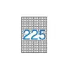 (01857) APLI ETIQUETAS ADHESIVAS 8X12MM MANUAL/IMPRESIÓN C/ROMOS 225 X 15H A5 BLANCO