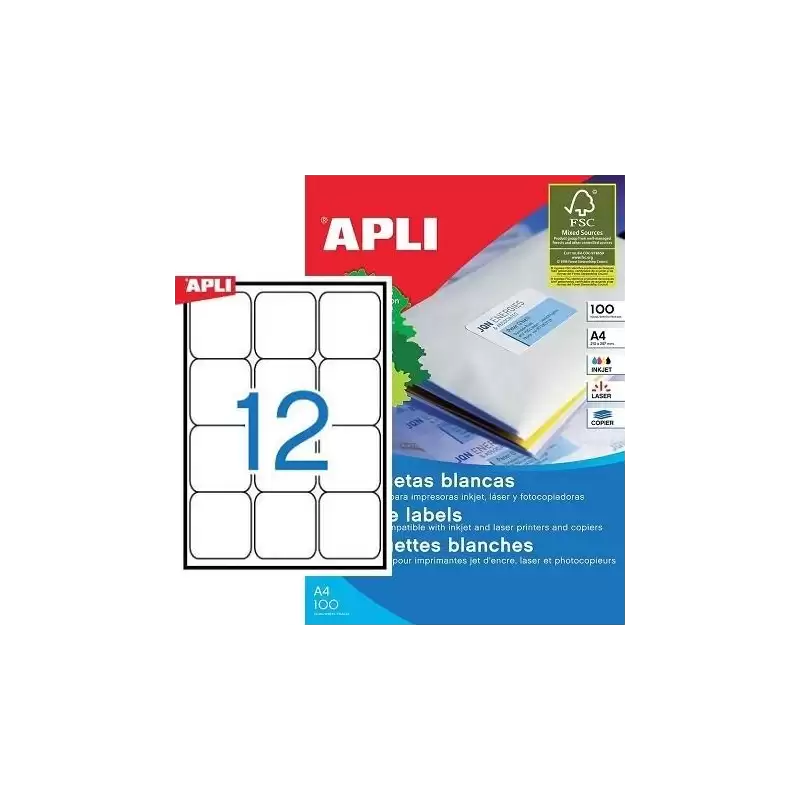 (02416) APLI ETIQUETAS ADHESIVAS 63