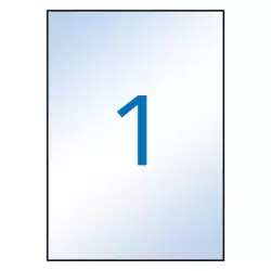 (10053) APLI ETIQUETAS ADHESIVAS 210X297MM INKJET C/RECTOS 1 X 10H TRANSPARENTE