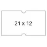 (100910) APLI ETIQUETAS PARA ETIQUETADORA DE PRECIOS 21X12MM C/RECTOS 6 ROLLOS DE 1000 BLANCO