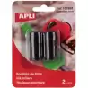 (101558) APLI ROLLO TINTA PARA ETIQUETADORA NEGRO 1 BLISTER CON 2 UNIDADES